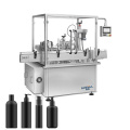 Small bottle filling and capping machine beauty cream filling machine for body cream